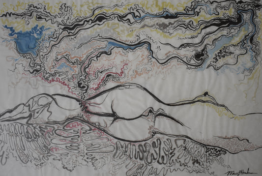 Abstract Nude Female Landscape